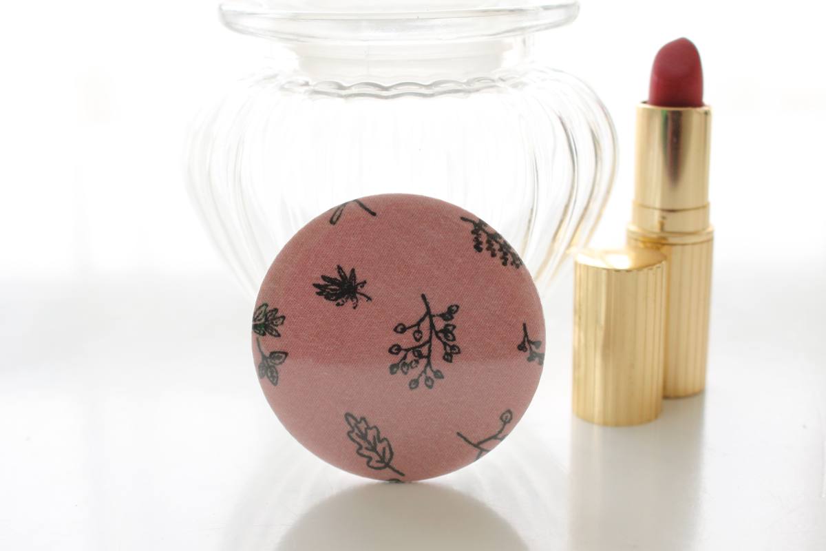 Miroir de poche Bella délicatesse noire