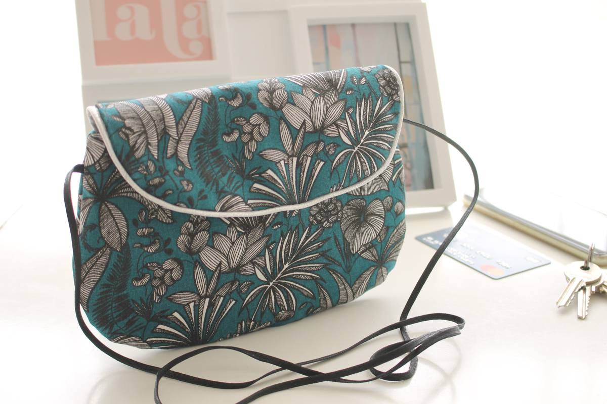 Sac Gloria tropical bleu