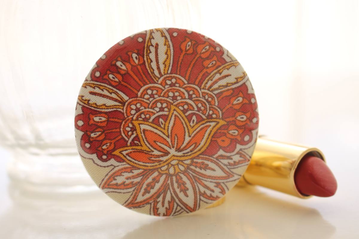 Miroir de poche Bella lotus orange