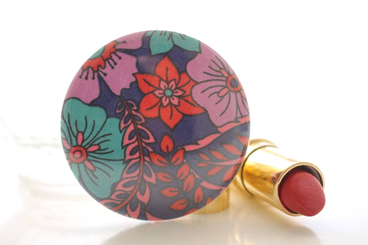 Miroir de poche Bella tige rose