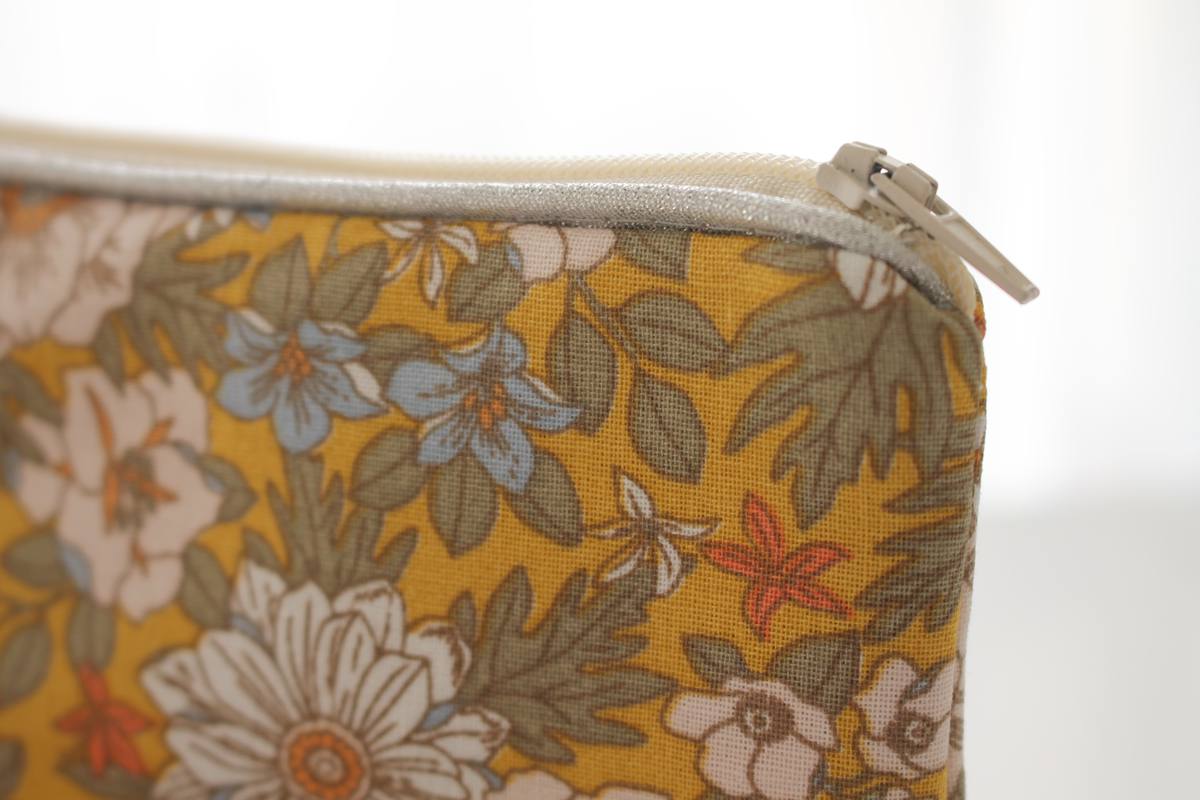 Pochette zippée Alna beige – Image 3