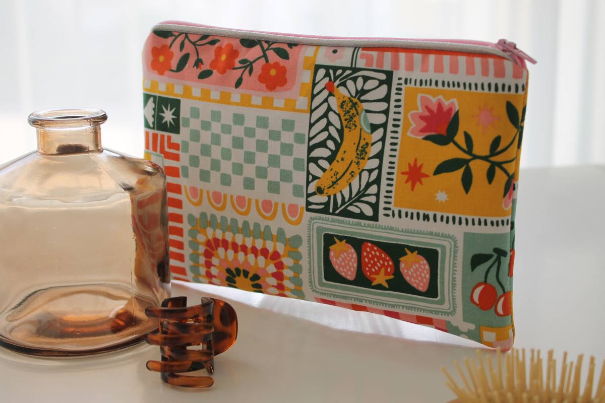 Pochette zippée Alna fruits – Image 3