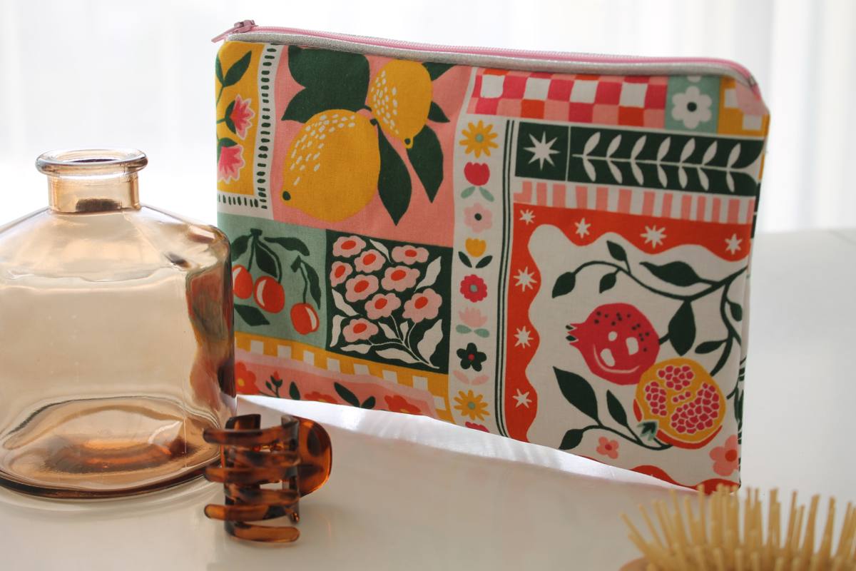 Pochette zippée Alna fruits – Image 2