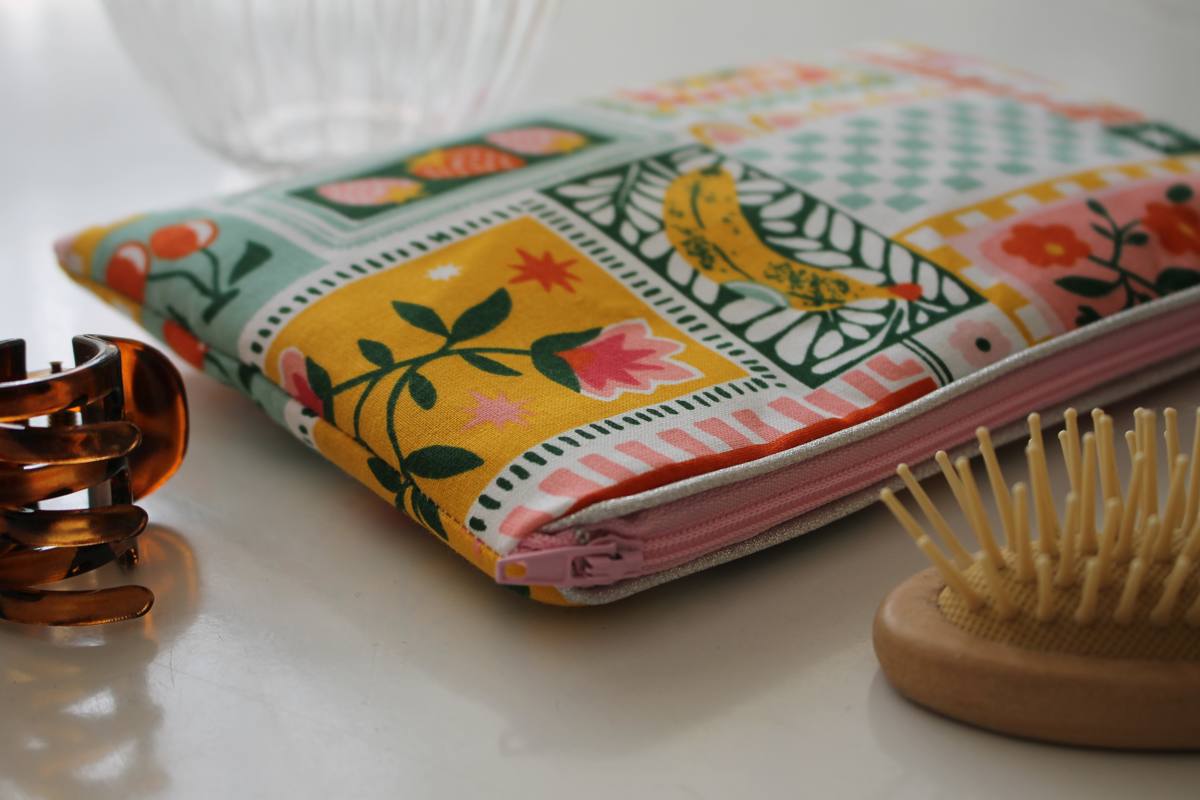 Pochette zippée Alna fruits