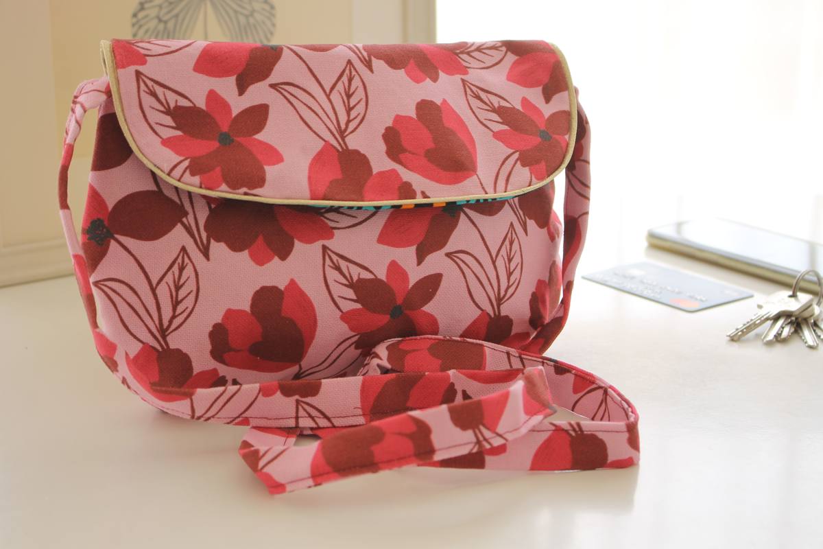 Sac Anaé tulipe rose