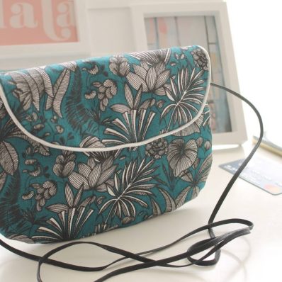 Sac Gloria tropical bleu