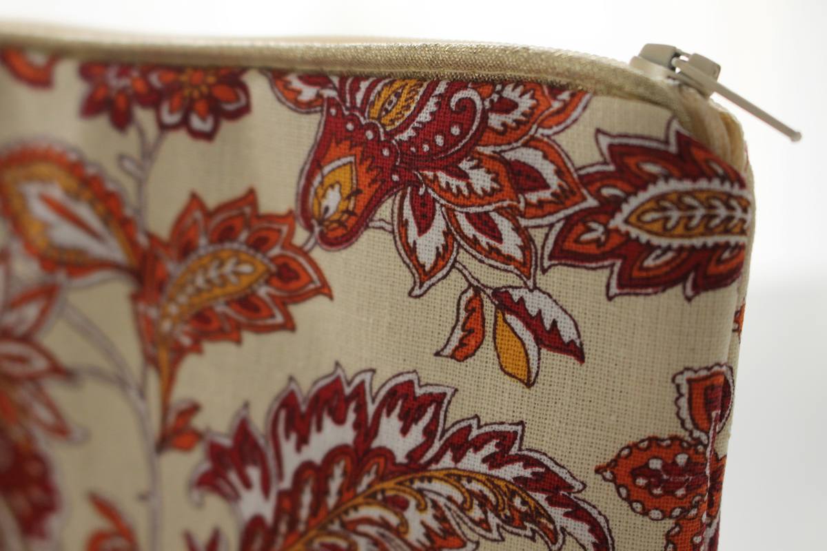 Pochette zippée Alna lotus beige – Image 2