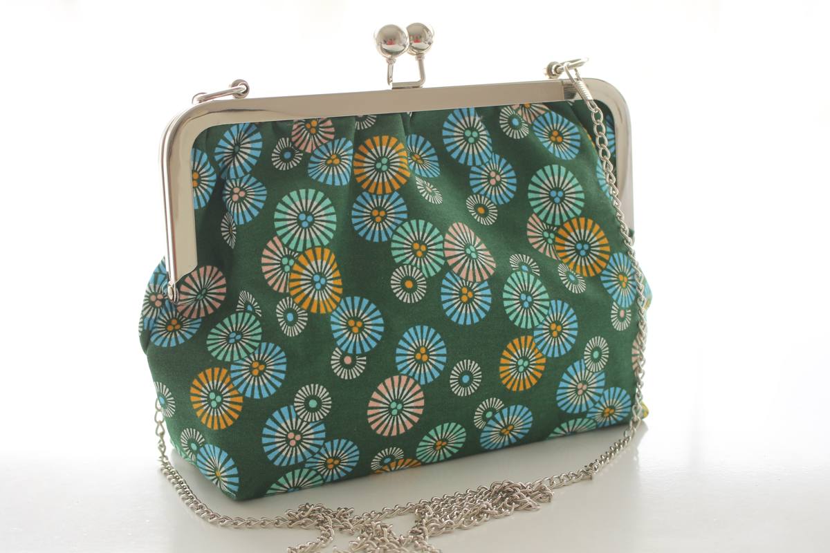 Sac rétro Emma soleil vert