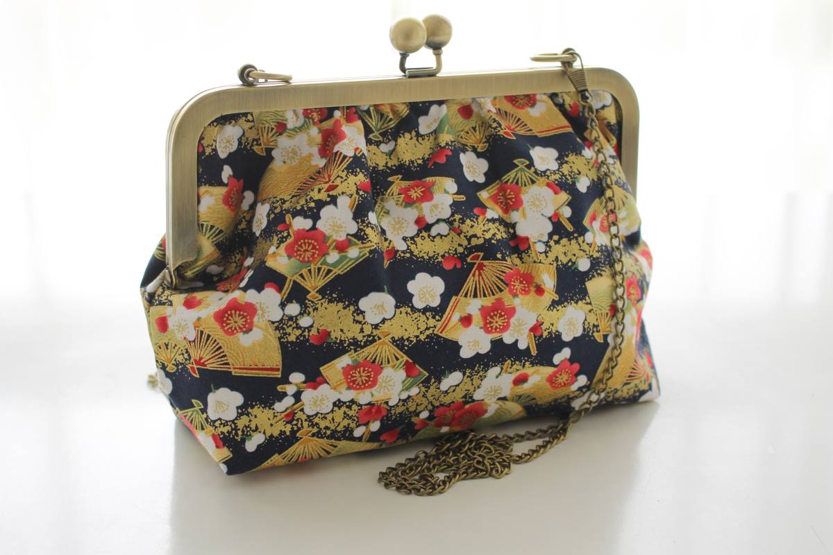 Sac rétro Emma éventails dorés