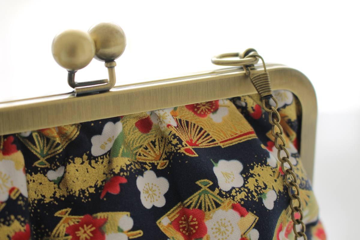 Sac rétro Emma éventails dorés – Image 2