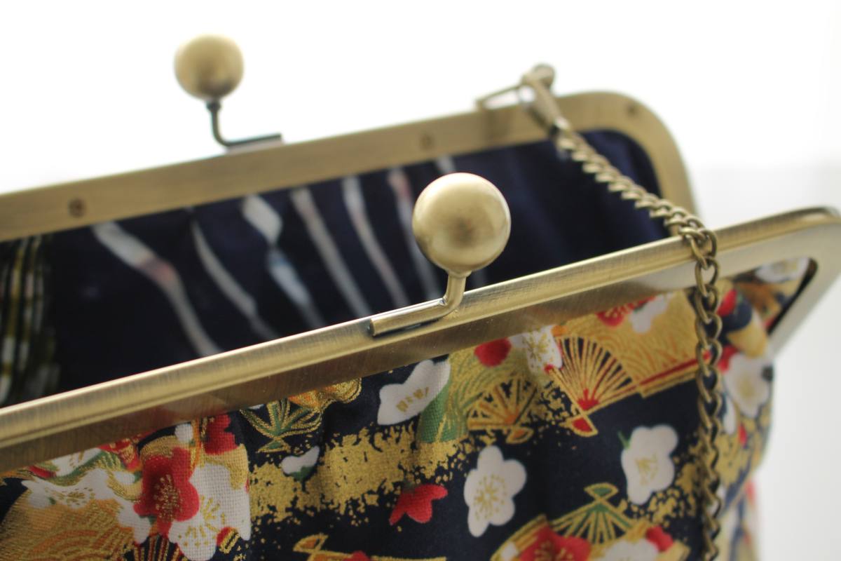 Sac rétro Emma éventails dorés – Image 3