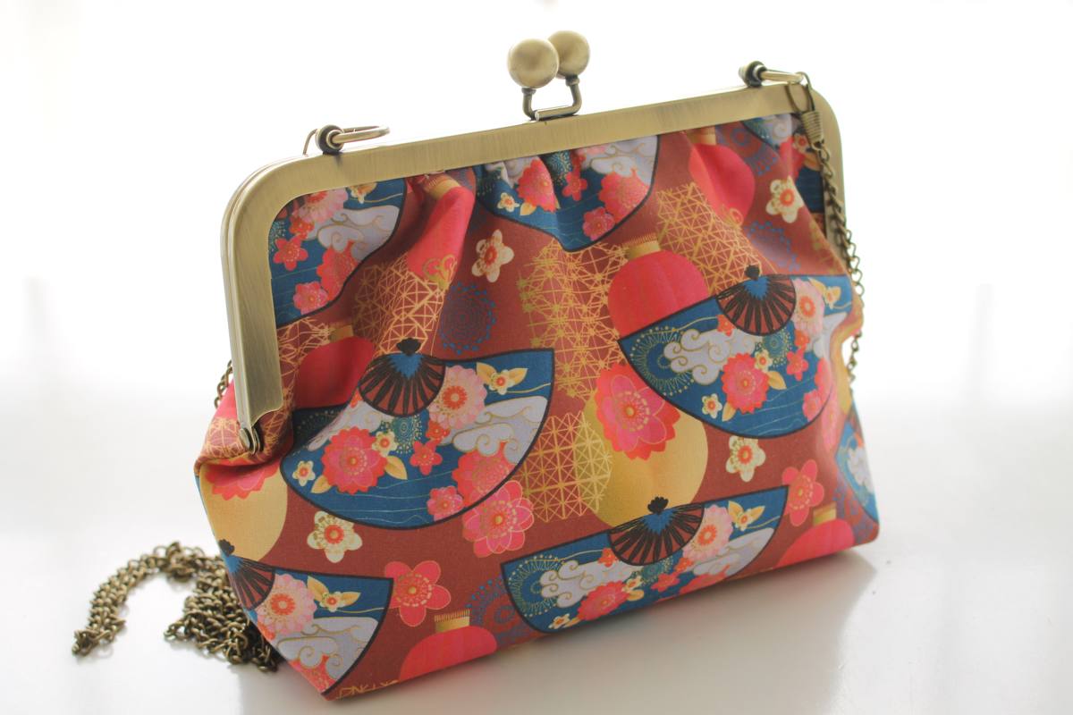 Sac rétro Emma éventails fleuris – Image 4