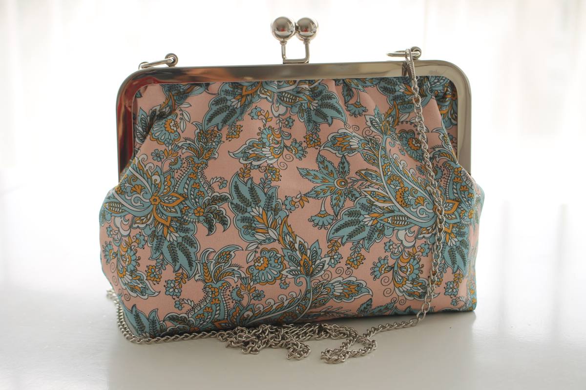 Sac rétro Emma cachemire bleu