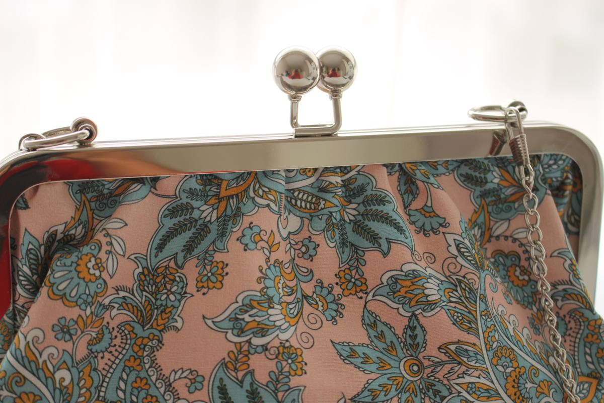 Sac rétro Emma cachemire bleu – Image 2