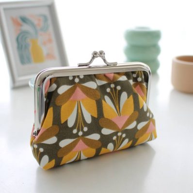 Porte-monnaie Ally flowers retro