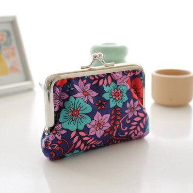 Porte-monnaie Ally tige violette