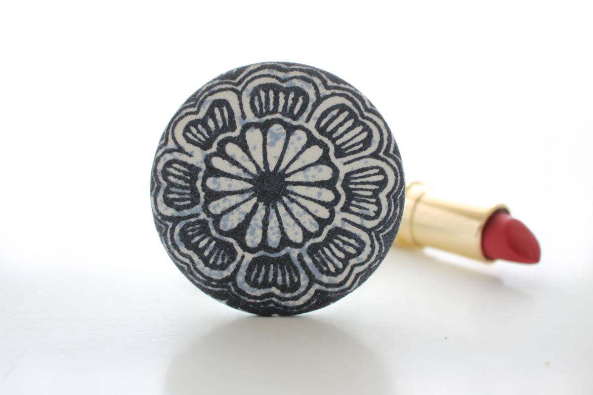 Miroir de poche Bella marguerite bleue