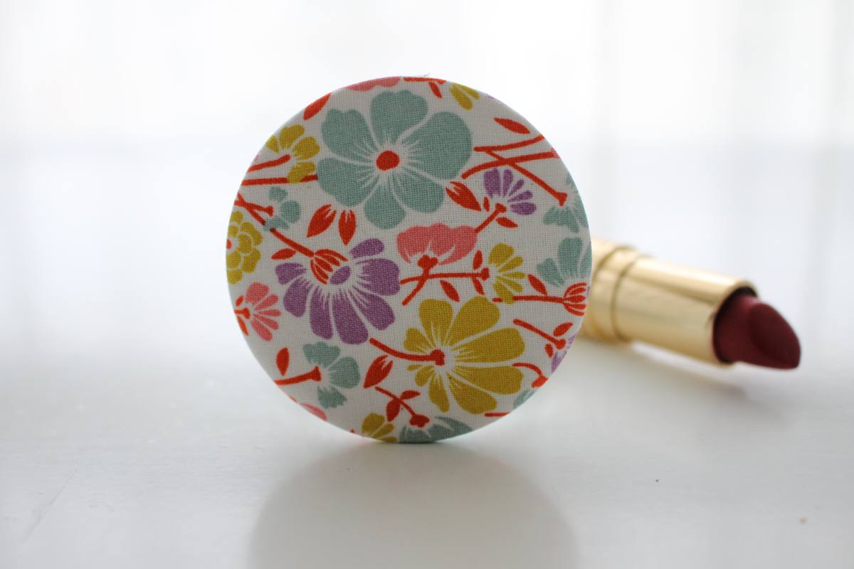 Miroir de poche Bella champ blanc