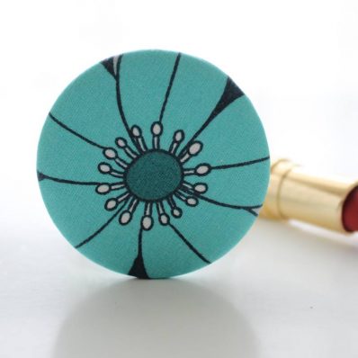 Miroir de poche Bella corolle bleue