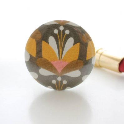 Miroir de poche Bella flowers retro