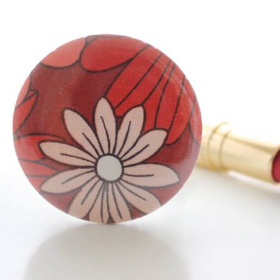 Miroir de poche Bella corolle rose