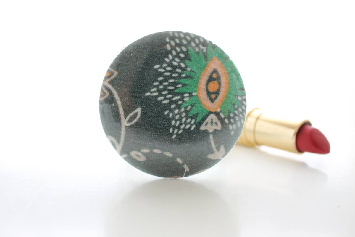 Miroir de poche Bella fleur indienne