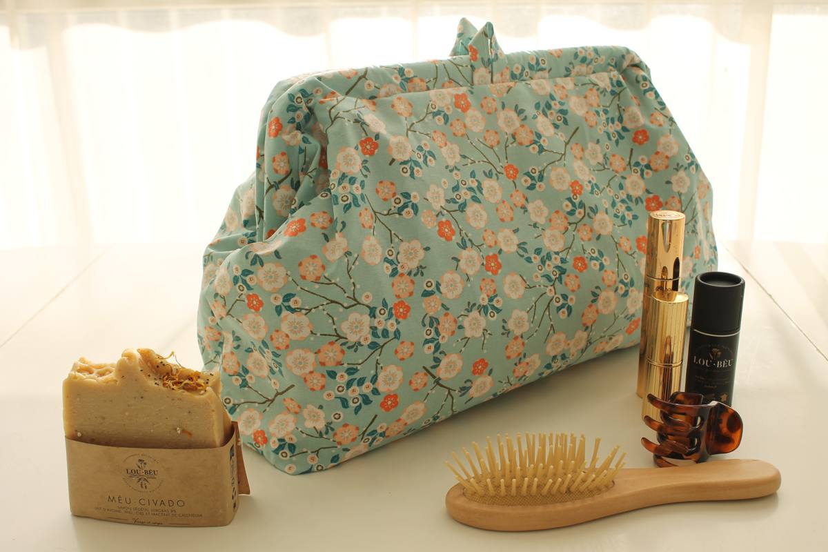 Trousse de toilette Sophia bleue