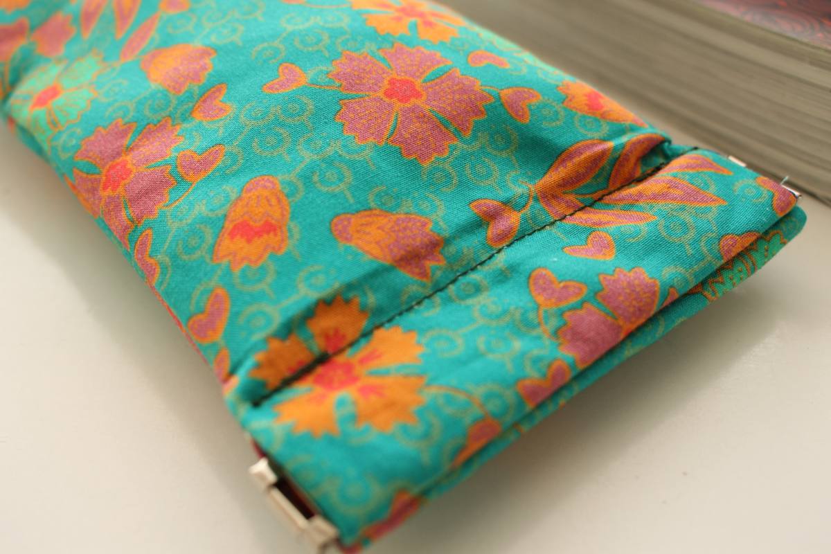 Etui à lunettes Edna vert orange – Image 2