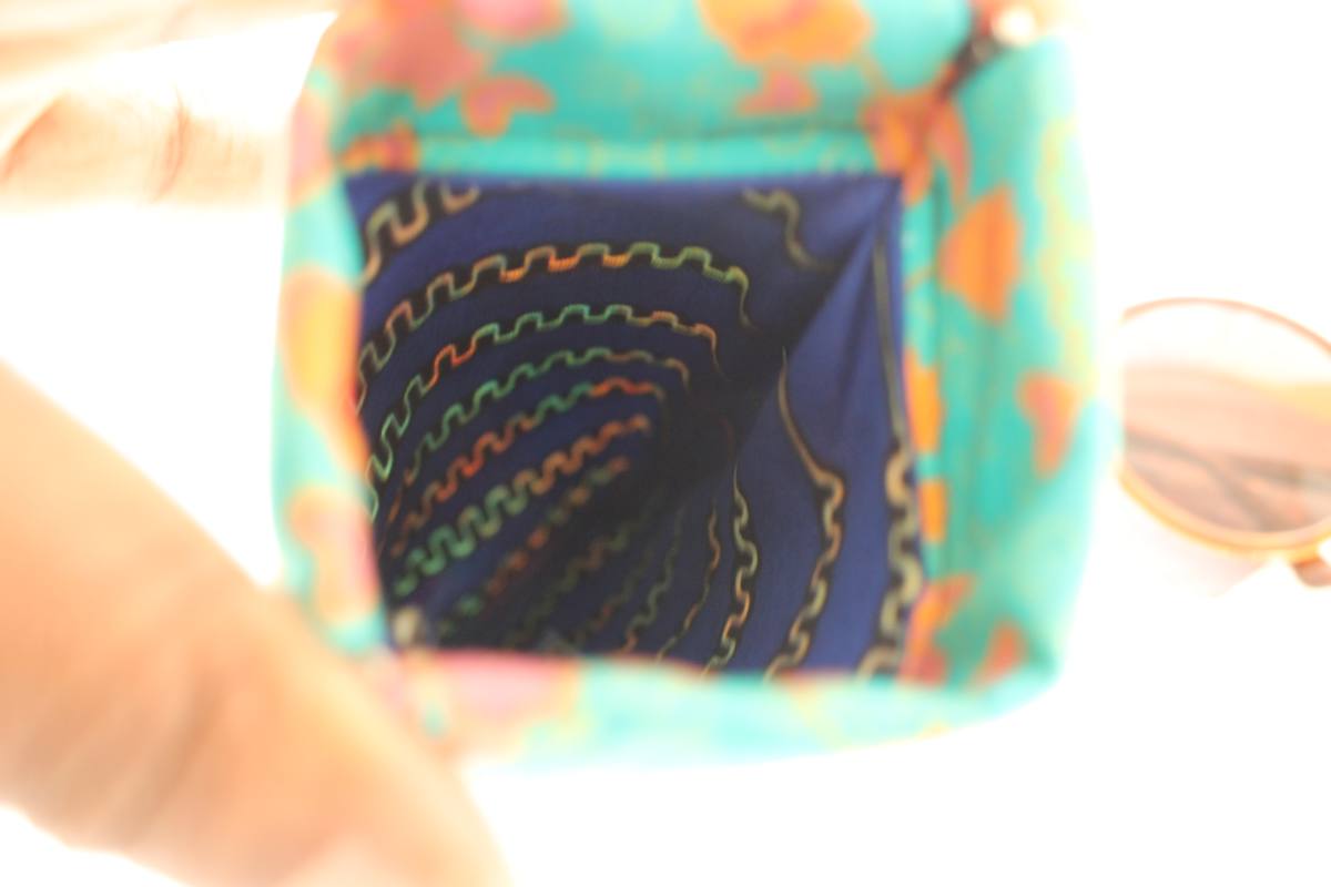 Etui à lunettes Edna vert orange – Image 3