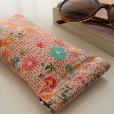 Etui à lunettes Edna fleurs