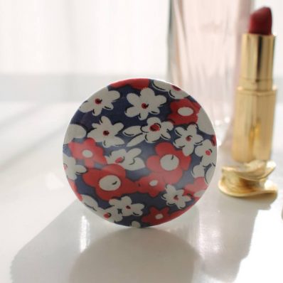 Miroir de poche Bella prairie rouge