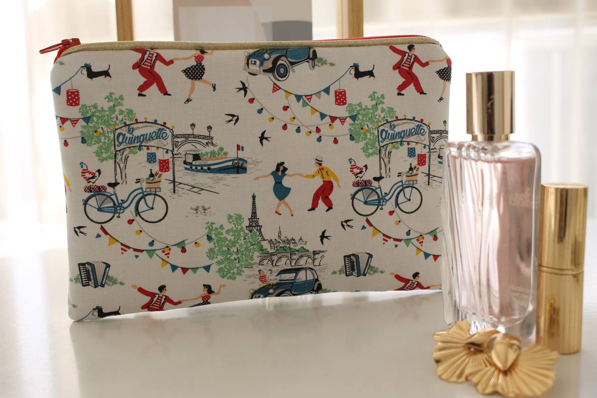 Pochette zippée Alna la guinguette