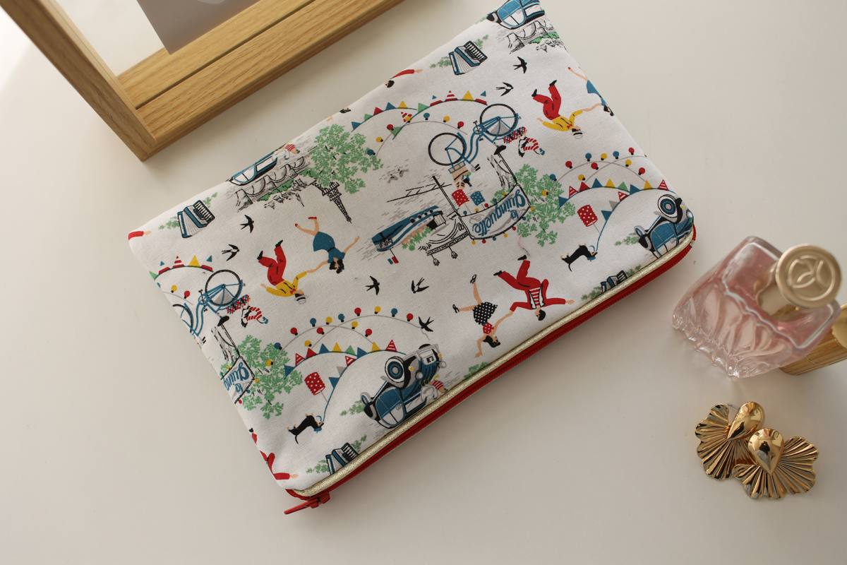 Pochette zippée Alna la guinguette – Image 2