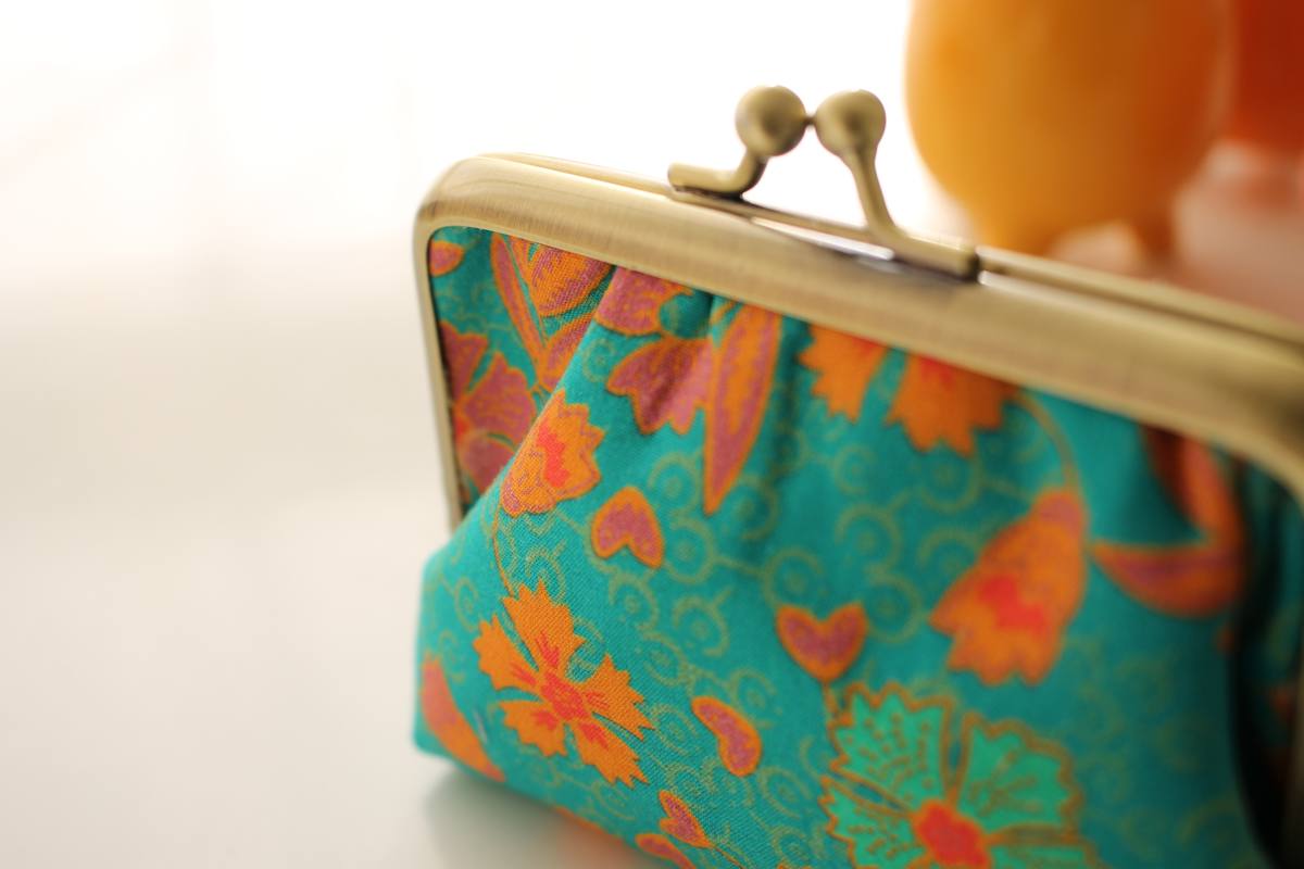 Porte-monnaie Ally vert orange – Image 2