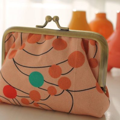 Porte-monnaie Ally saumon