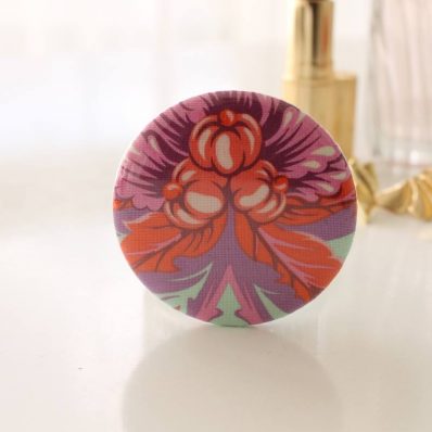 Miroir de poche Bella trois fleurs