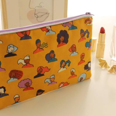 Pochette zippée Alna capillaire