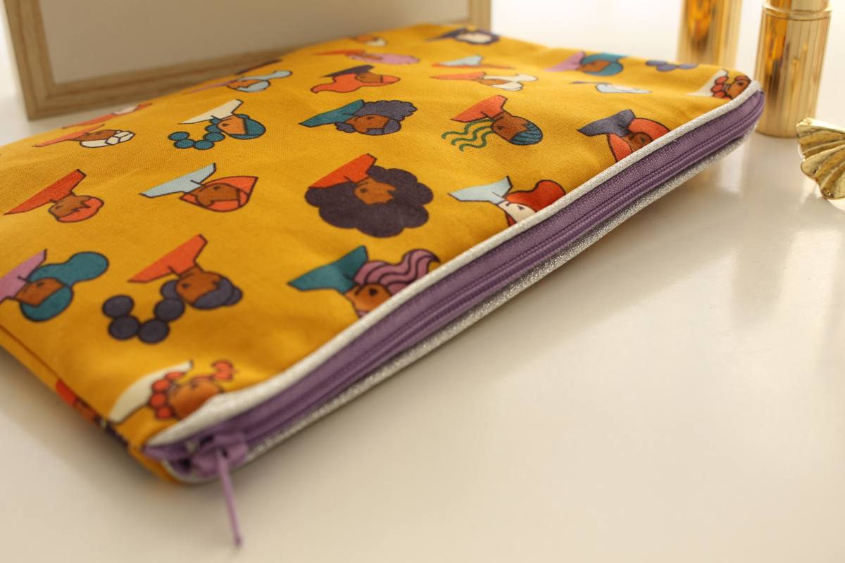 Pochette zippée Alna capillaire – Image 3