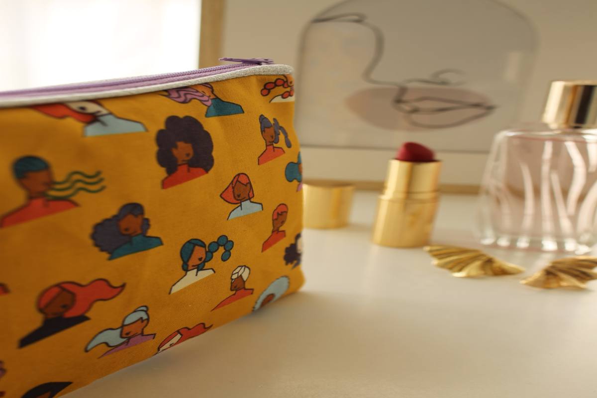 Pochette zippée Alna capillaire – Image 2