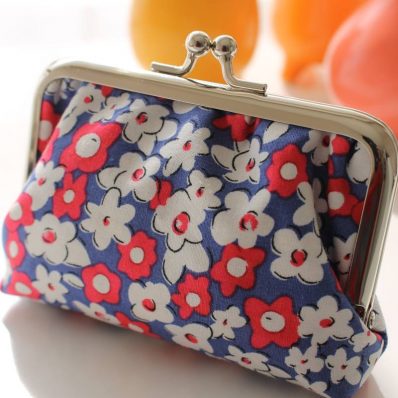 Porte-monnaie Ally prairie rouge