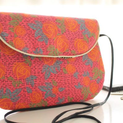 Sac Gloria rose orangée