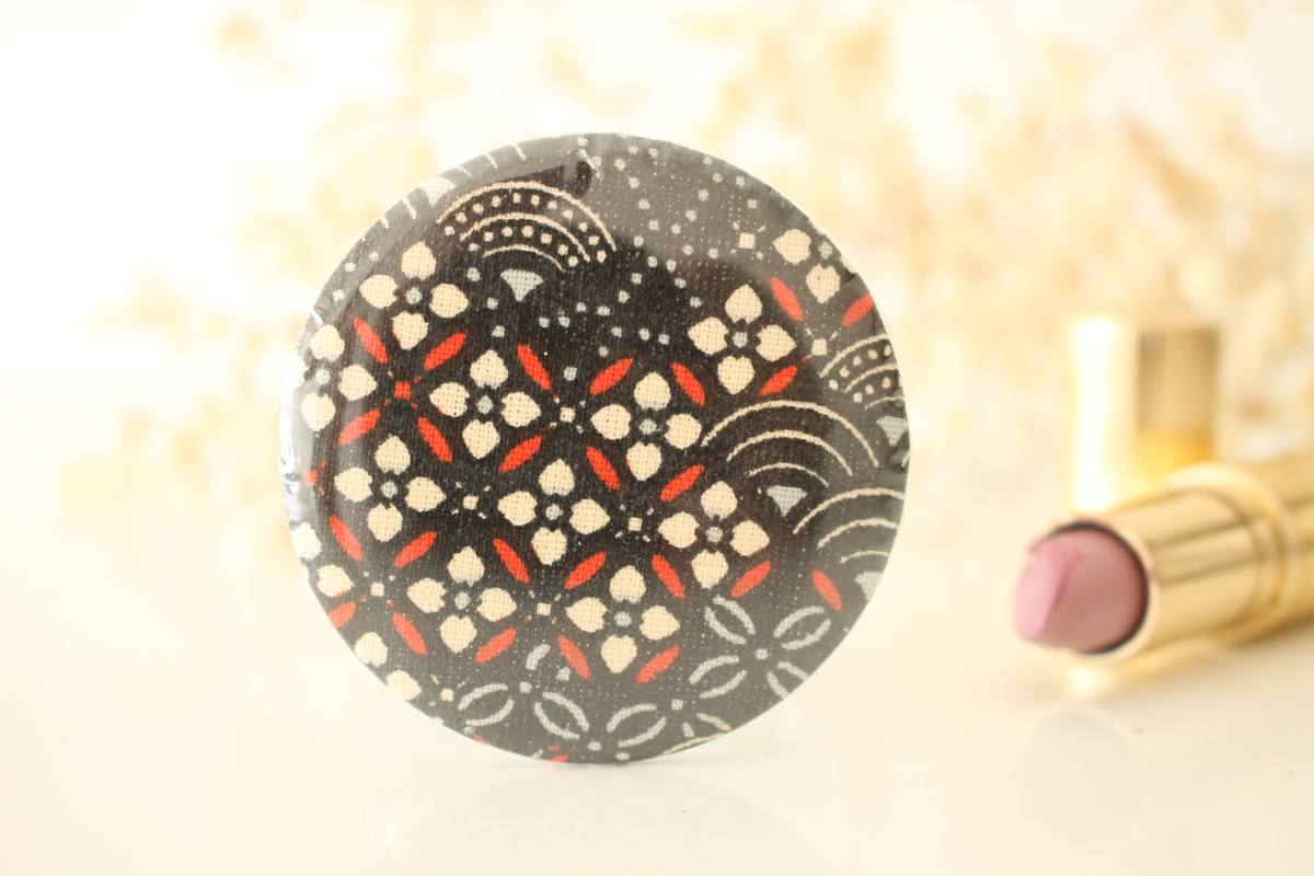 Miroir de poche Bella shogun rouge – Image 3