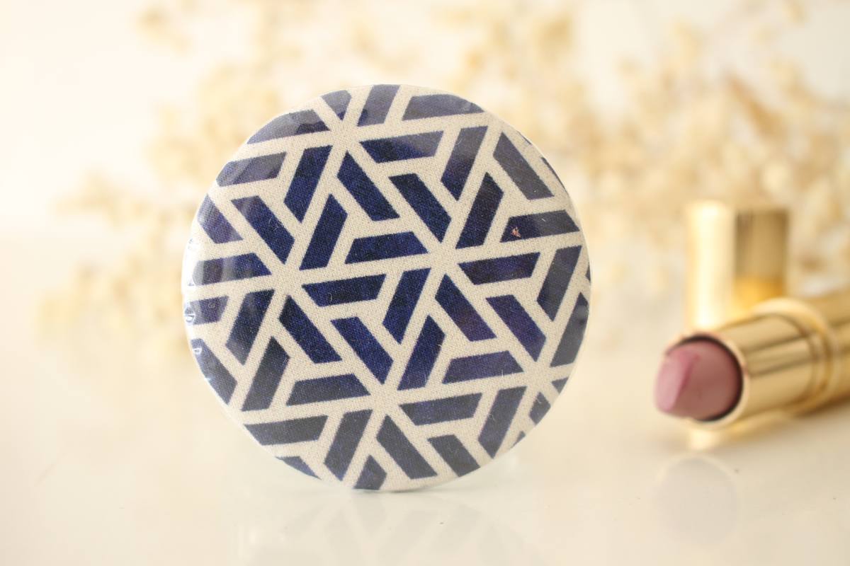 Miroir de poche Bella bleue – Image 3