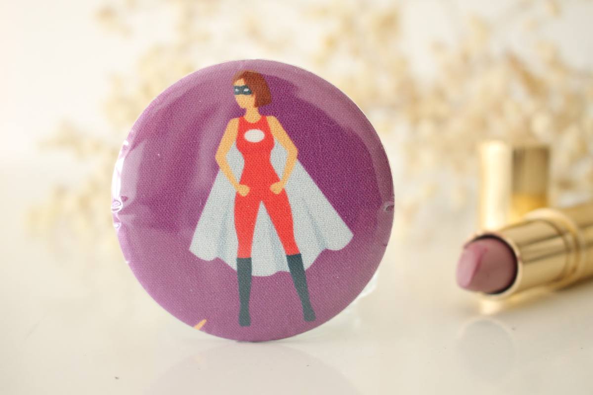 Miroir de poche Bella force rouge – Image 3