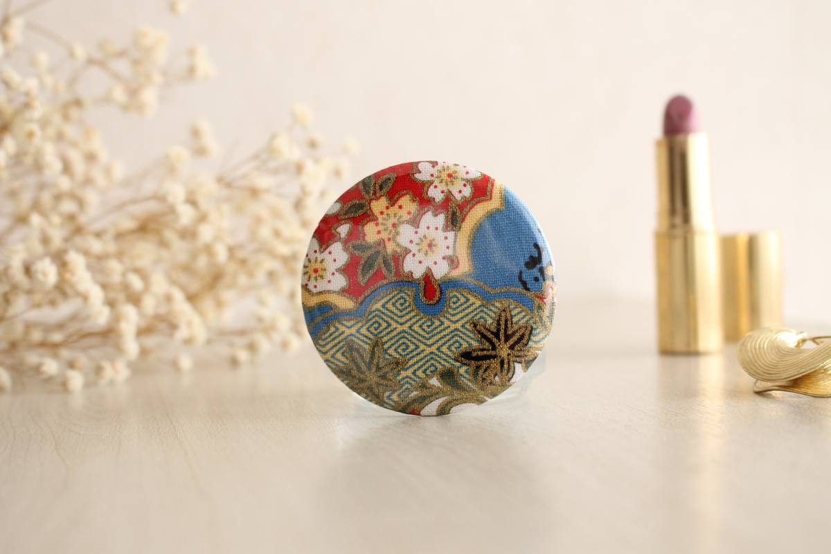 Miroir de poche Bella jap doré – Image 3