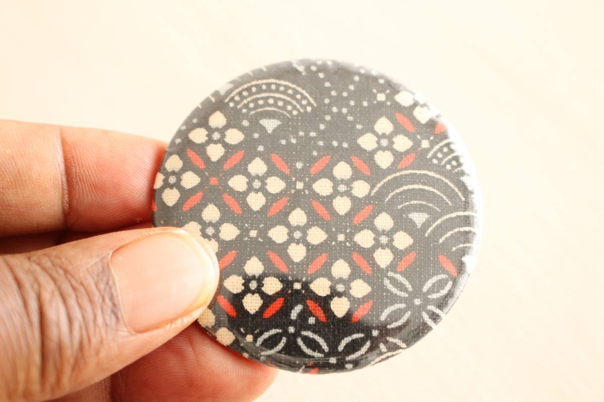 Miroir de poche Bella shogun rouge – Image 2