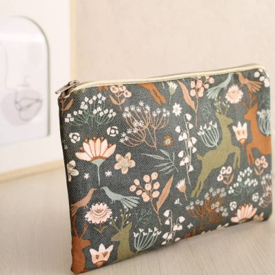 Pochette zippée Alna cerf