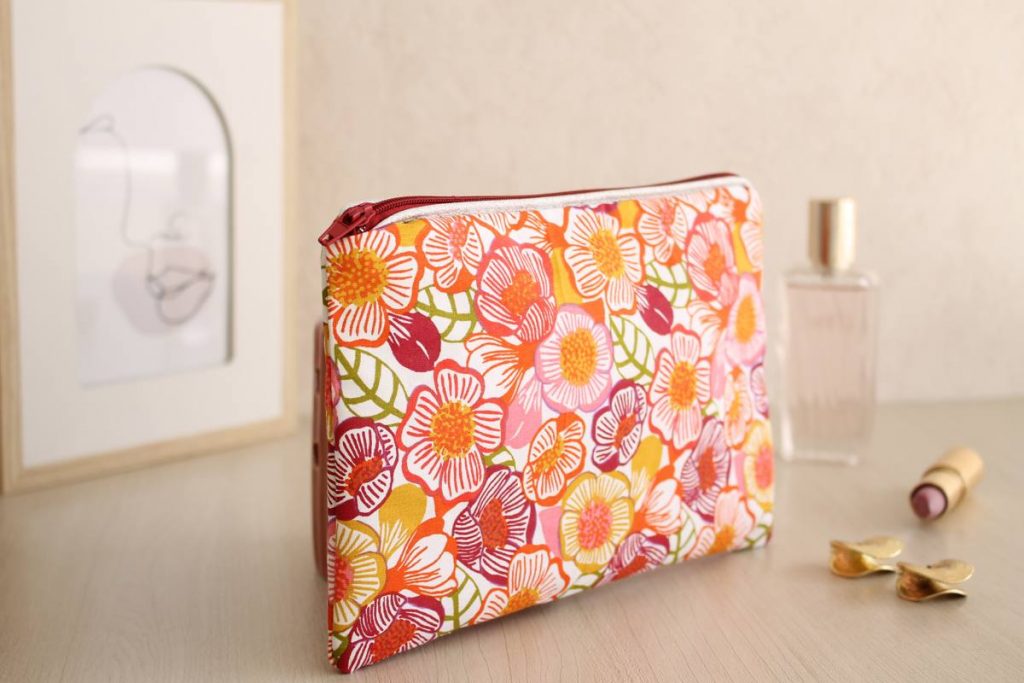 Pochette zippée Alna mulrose