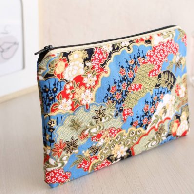 Pochette zippée Alna jap noir