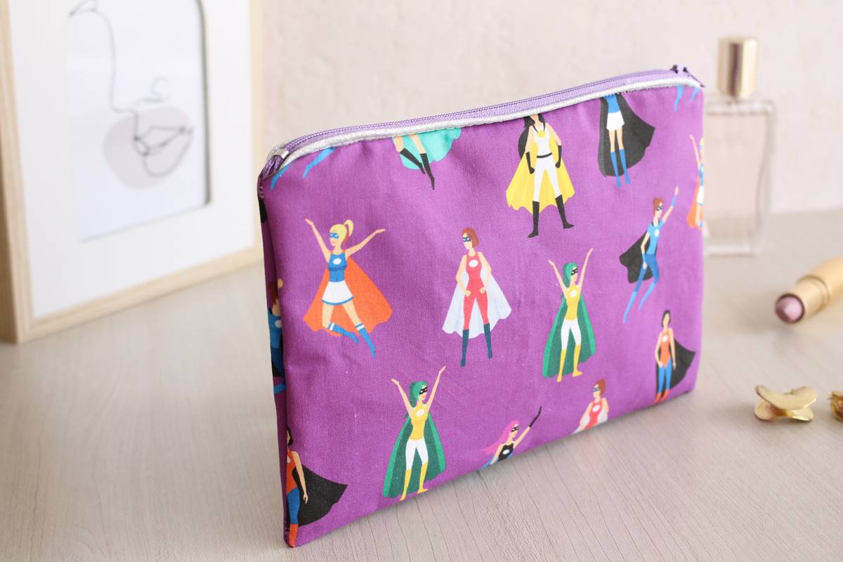 Pochette zippée Alna héroïnes